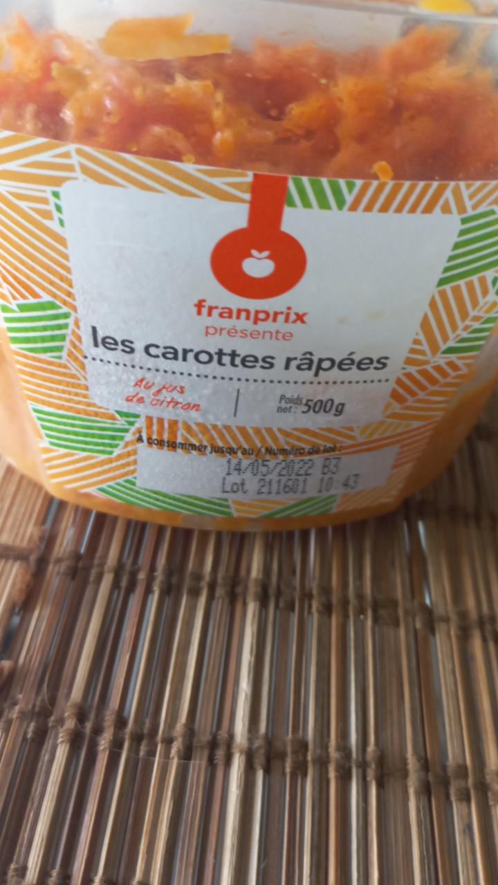 Fotografie - les carottes rapees