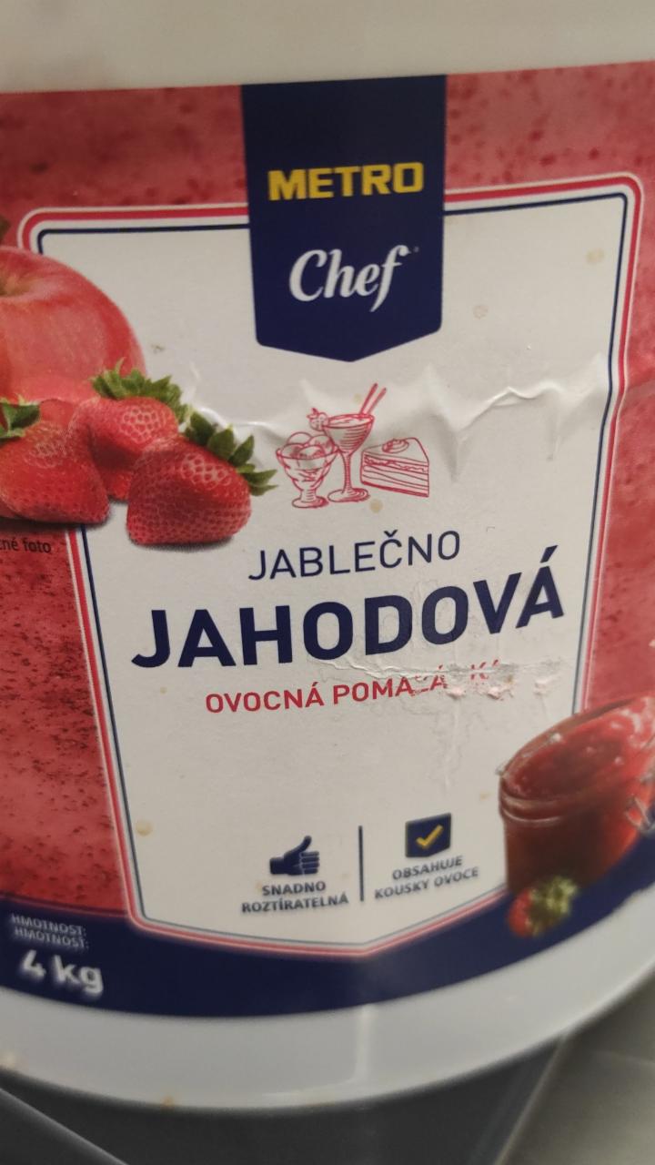 Fotografie - jablečno jahodová ovocná pomáda Metro Chef