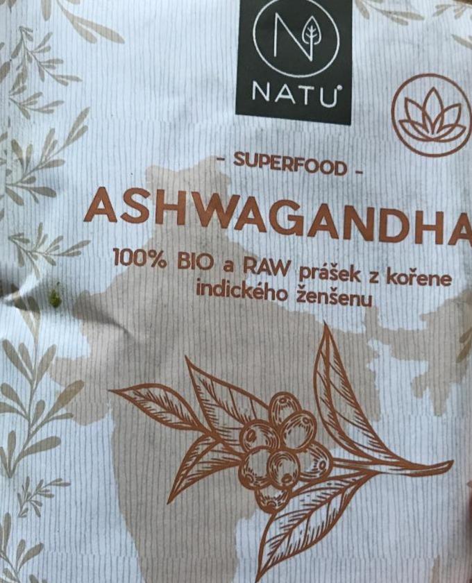 Fotografie - Ashwagandha BIO prášek - Natu