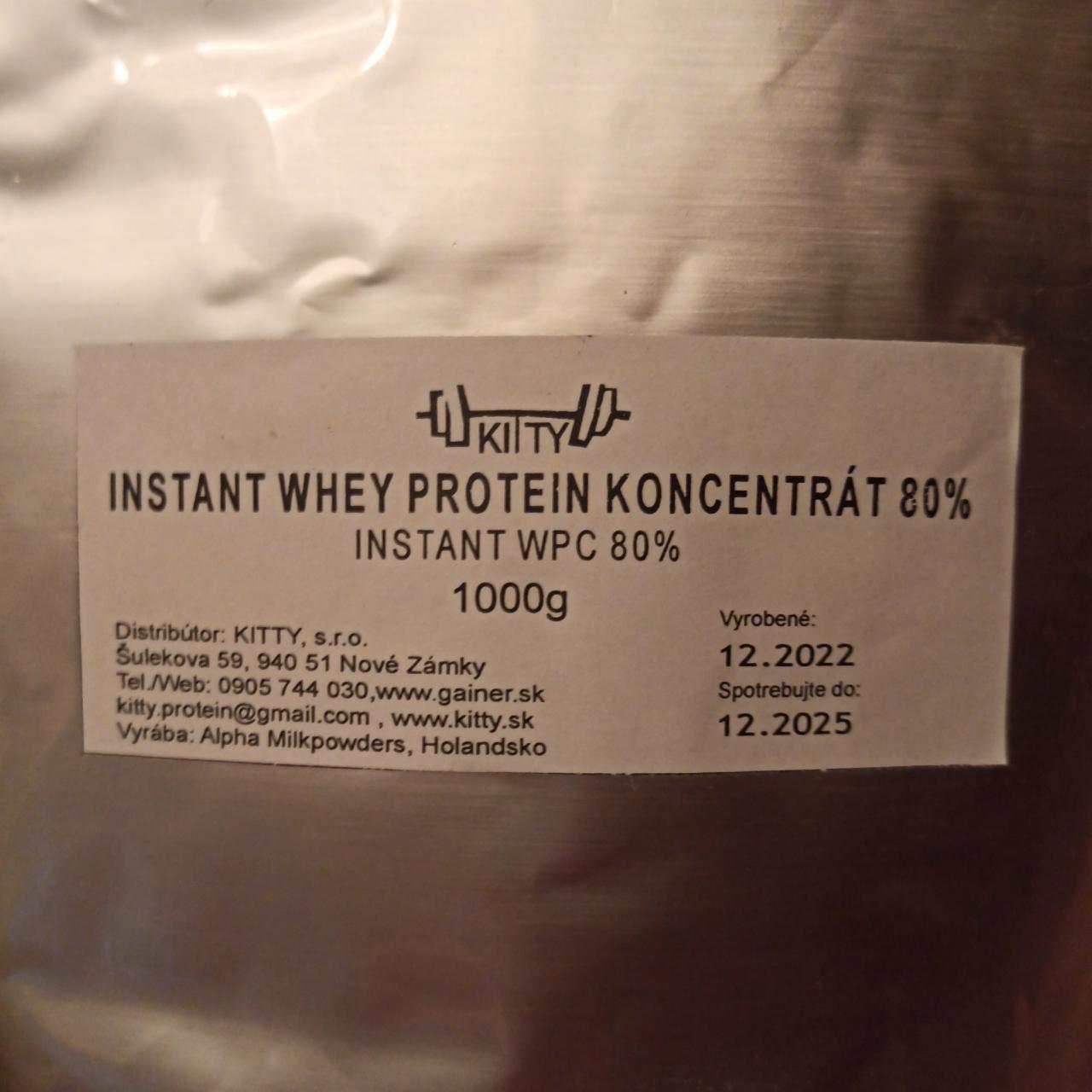 Fotografie - Instant Whey protein koncentrát 80% Kitty