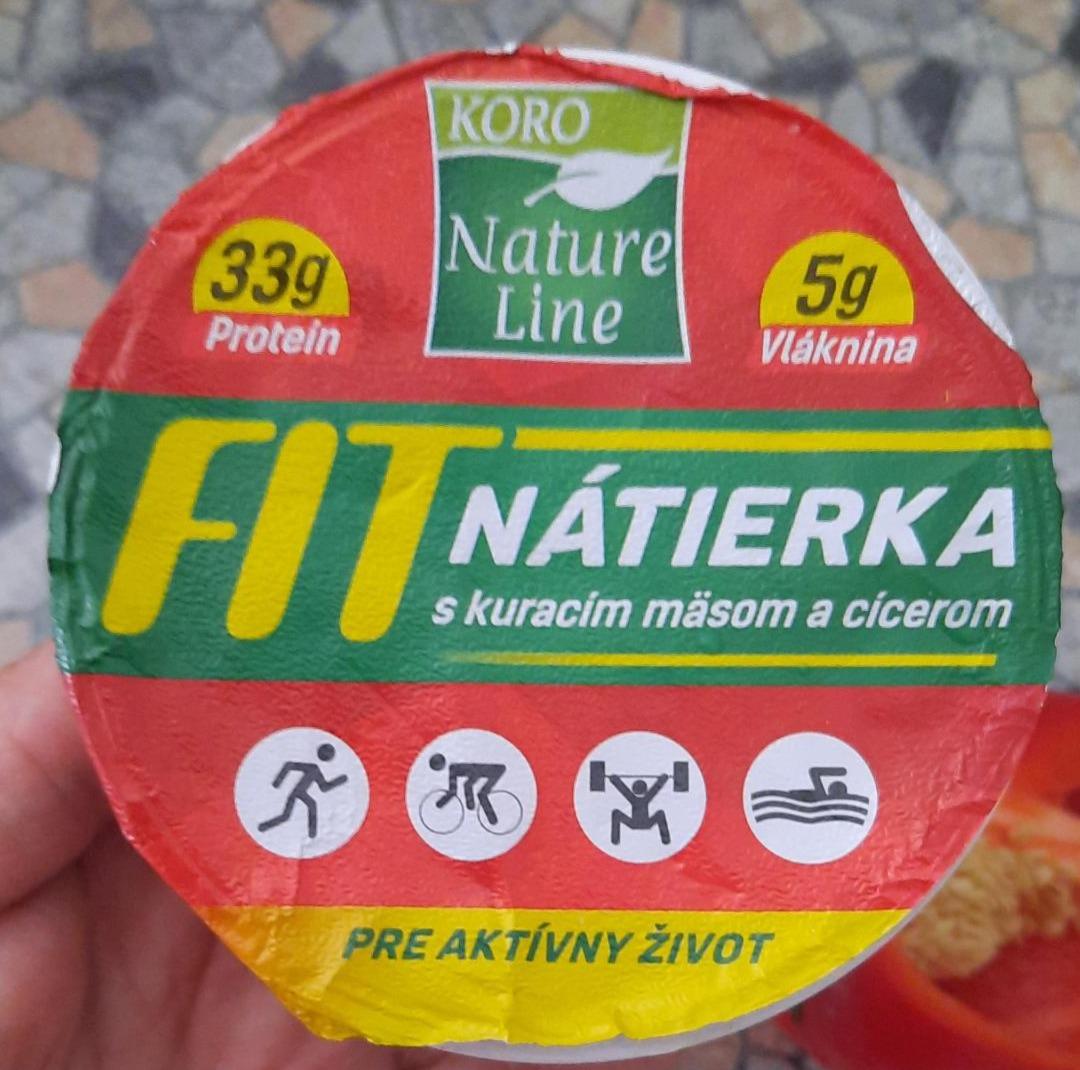 Fotografie - Fit Nátierka s kuracím mäsom a cícerom Koro Nature Line