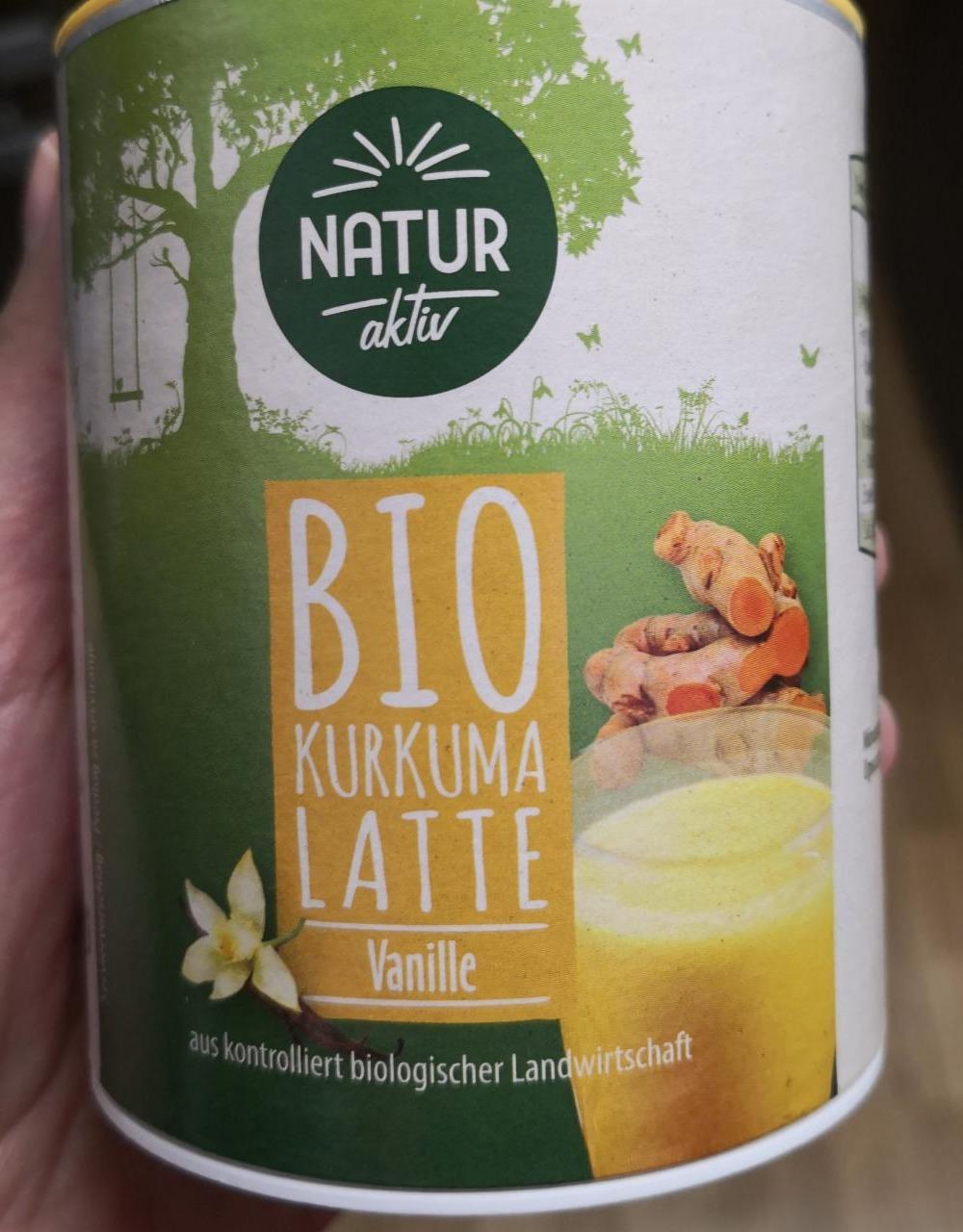 Fotografie - Bio Kurkuma Latte Vanille Natur aktiv