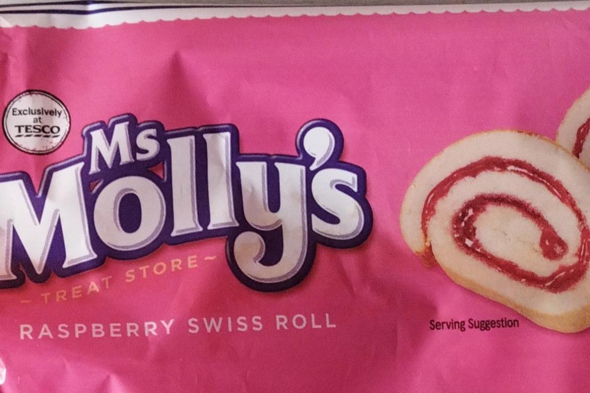 Fotografie - Raspberry Swiss Roll Ms Molly's