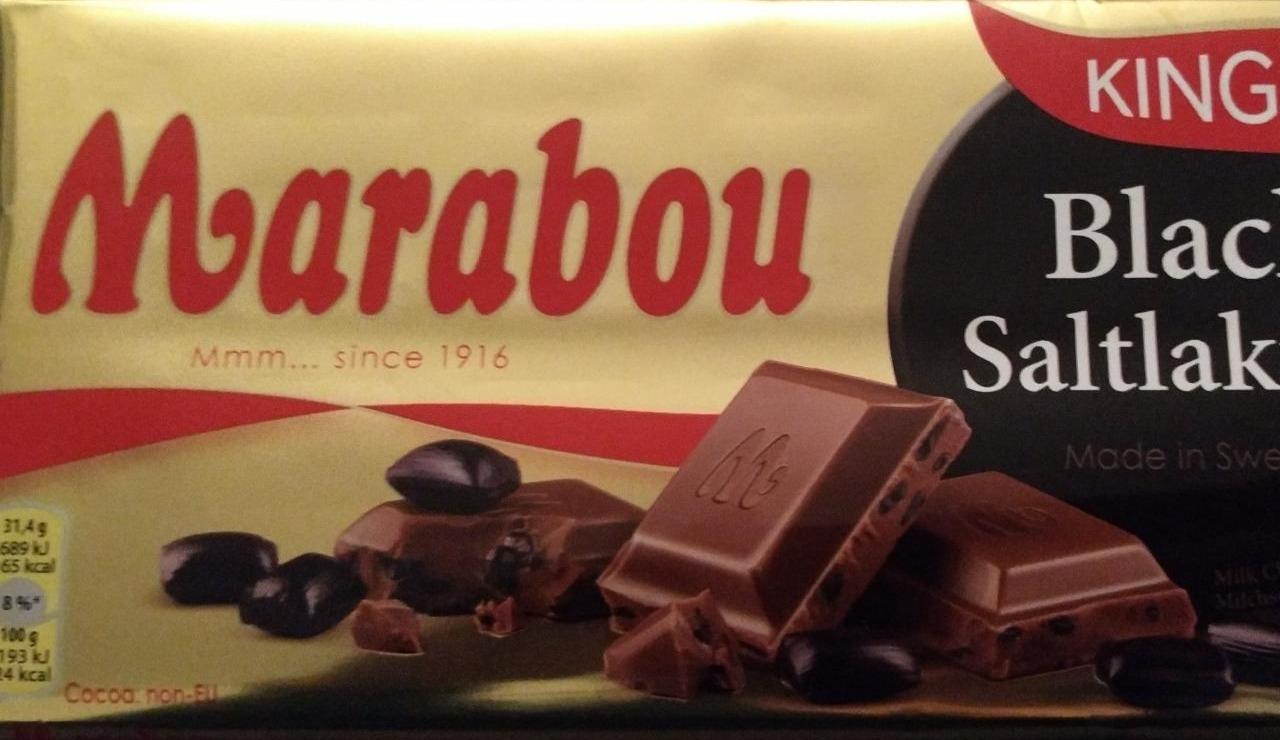 Fotografie - Marabou Black Saltlakrits