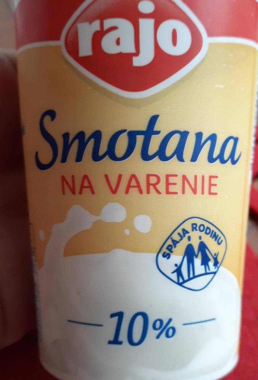 Fotografie - Smotana na varenie 10% Rajo