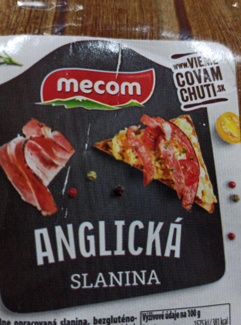 Fotografie - mecom anglická slanina