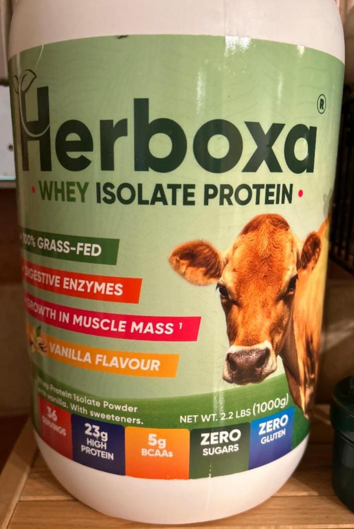 Fotografie - Whey Isolate Protein Vanilla Flavour Herboxa