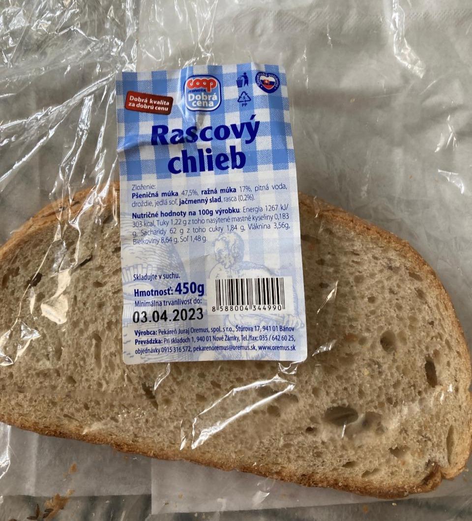 Fotografie - Rascový chlieb Coop Dobrá cena