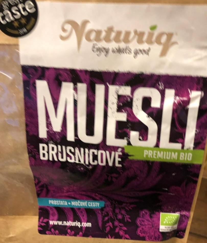 Fotografie - Muesli brusnicove Naturiq