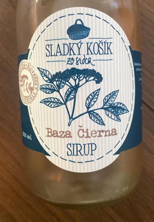 Fotografie - Sirup Baza čierna Sladký košík