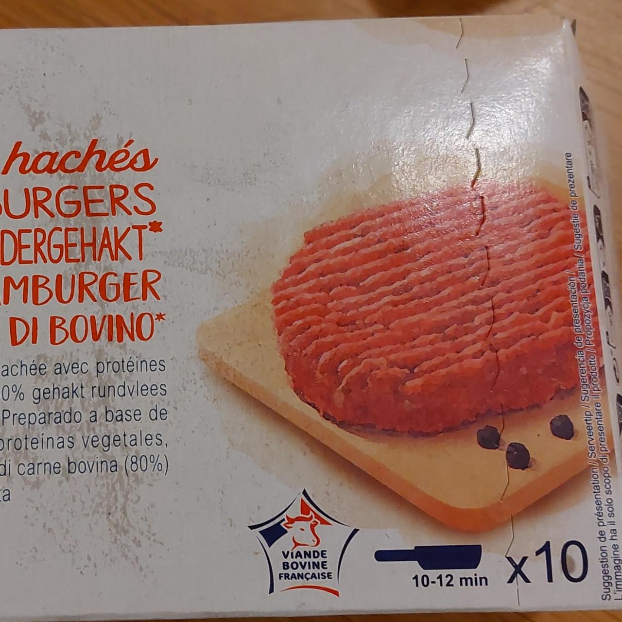 Fotografie - 10 hachés burgers Carrefour