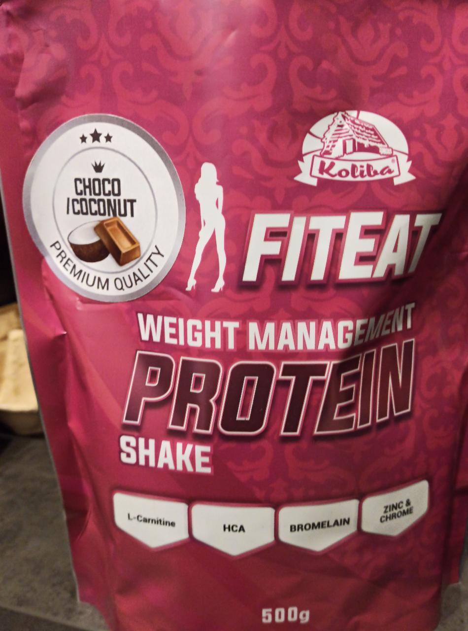 Fotografie - fiteat weight management shake coconut-chocolate Koliba