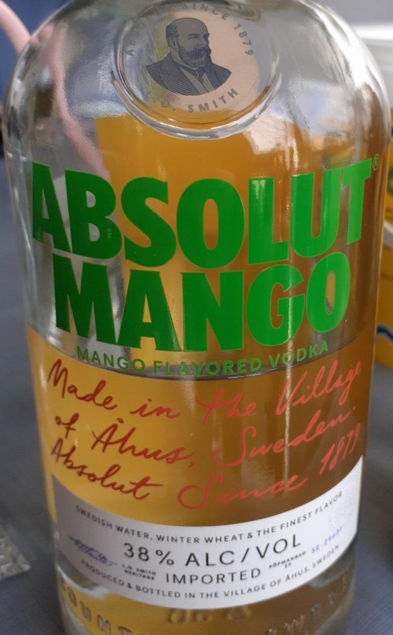 Fotografie - Absolut Mango 38%