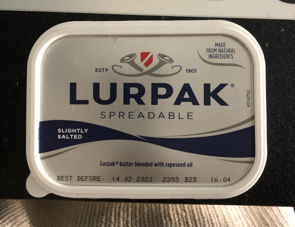 Fotografie - maslo solené roztierateľné Lurpak