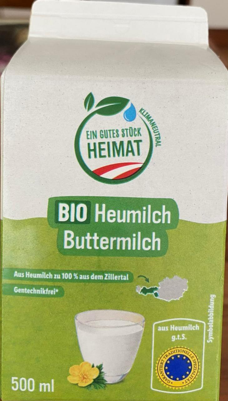 Fotografie - Bio heumilch buttermilch