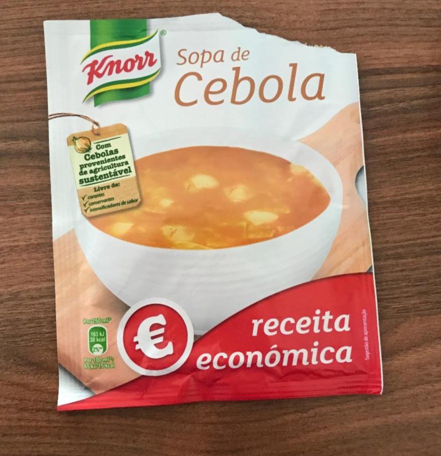 Fotografie - Sopa de cebola Knorr polievka cibulova