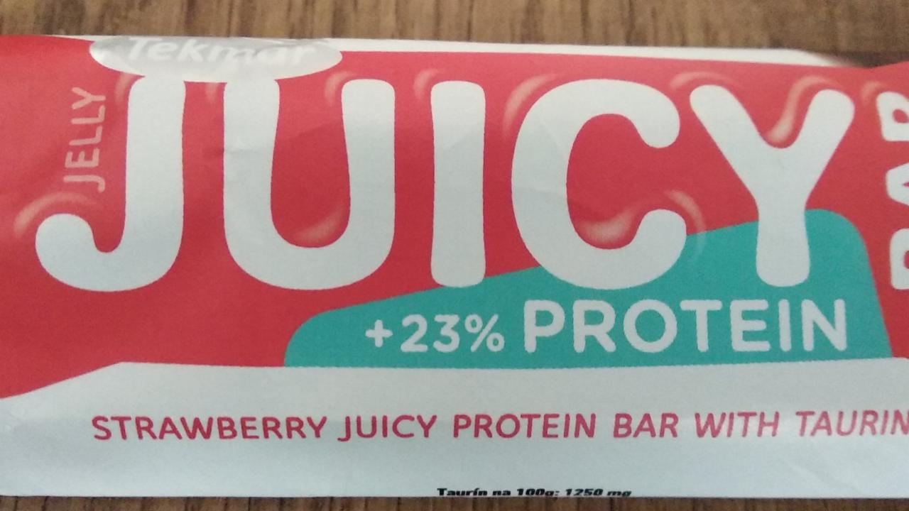 Fotografie - strawberry juice protein bar Tekmar