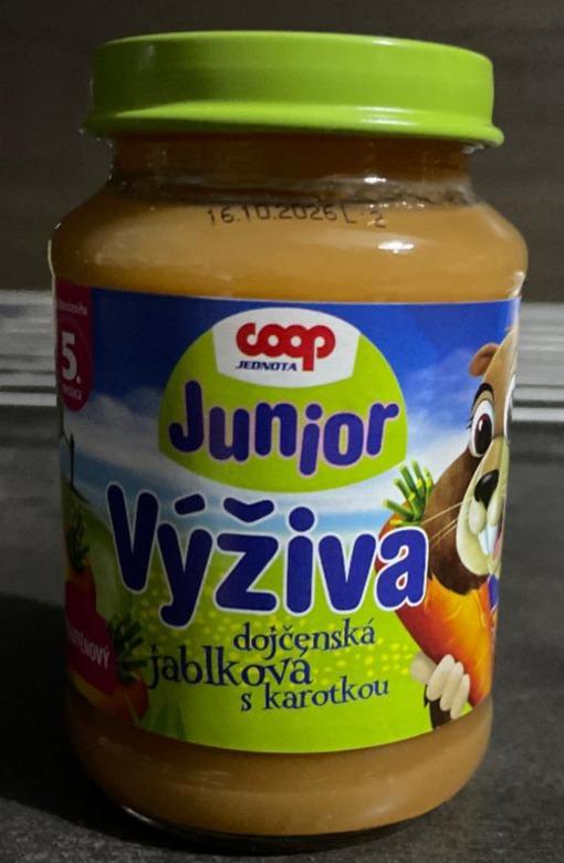 Fotografie - Výživa dojčenská jablková s karotkou Coop Junior