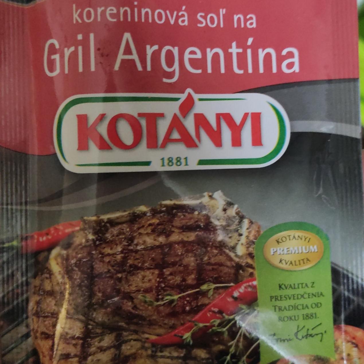 Fotografie - Gril Argentína koreninová soľ Kotányi