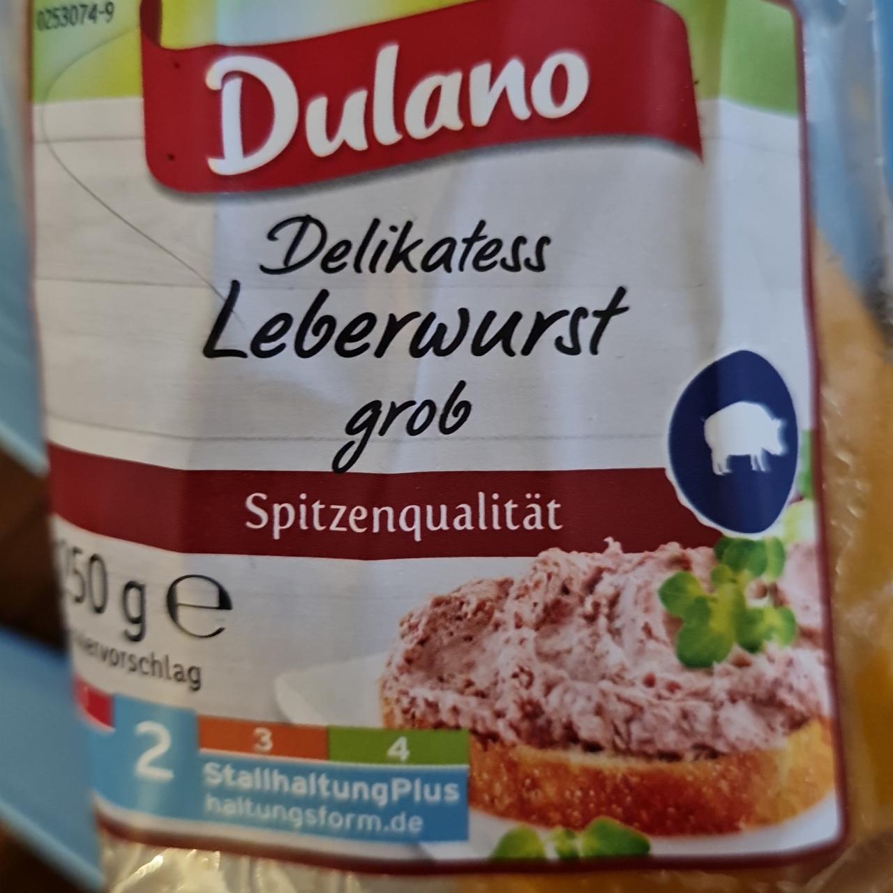 Fotografie - Delikatess Leberwurst grob Dulano