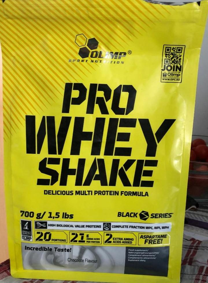 Fotografie - Pro Whey Shake Chocolate Olimp