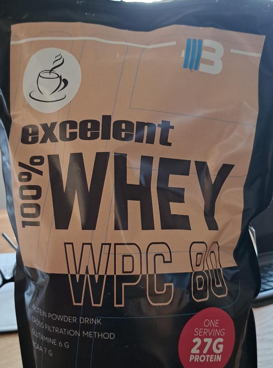 Fotografie - 100% Whey WPC 80 protein powder drink Cappucino Excelent