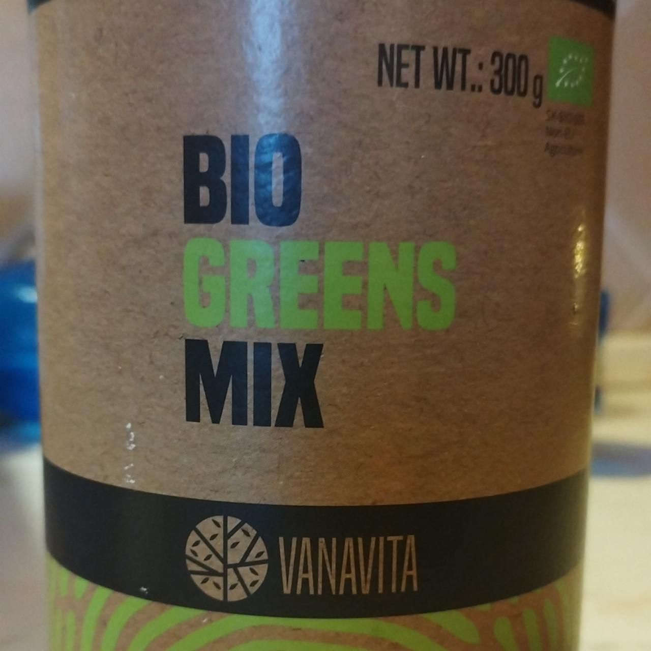 Fotografie - Bio greens mix VanaVita