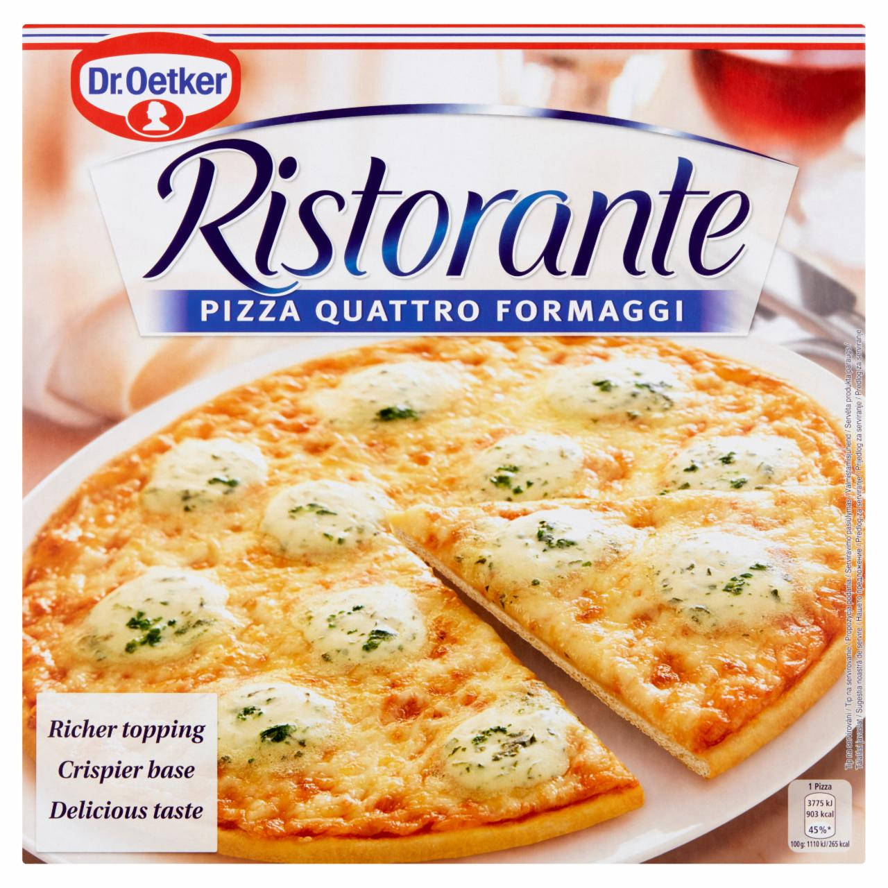 Fotografie - Ristorante pizza quattro formaggi Dr.Oetker