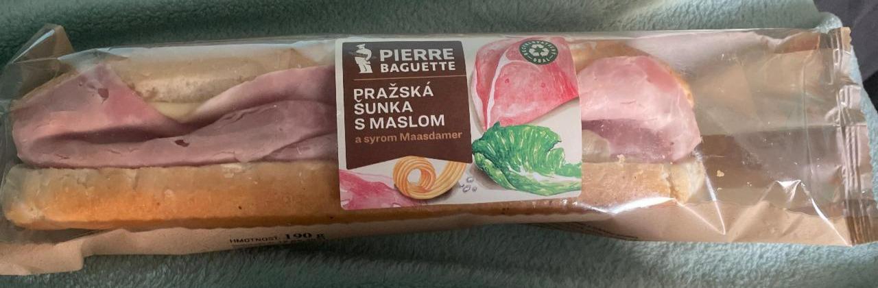 Fotografie - pierre baguette pražská šunka s maslom