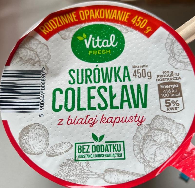 Fotografie - Surówka Coleslaw z bialej kapusty Vital fresh