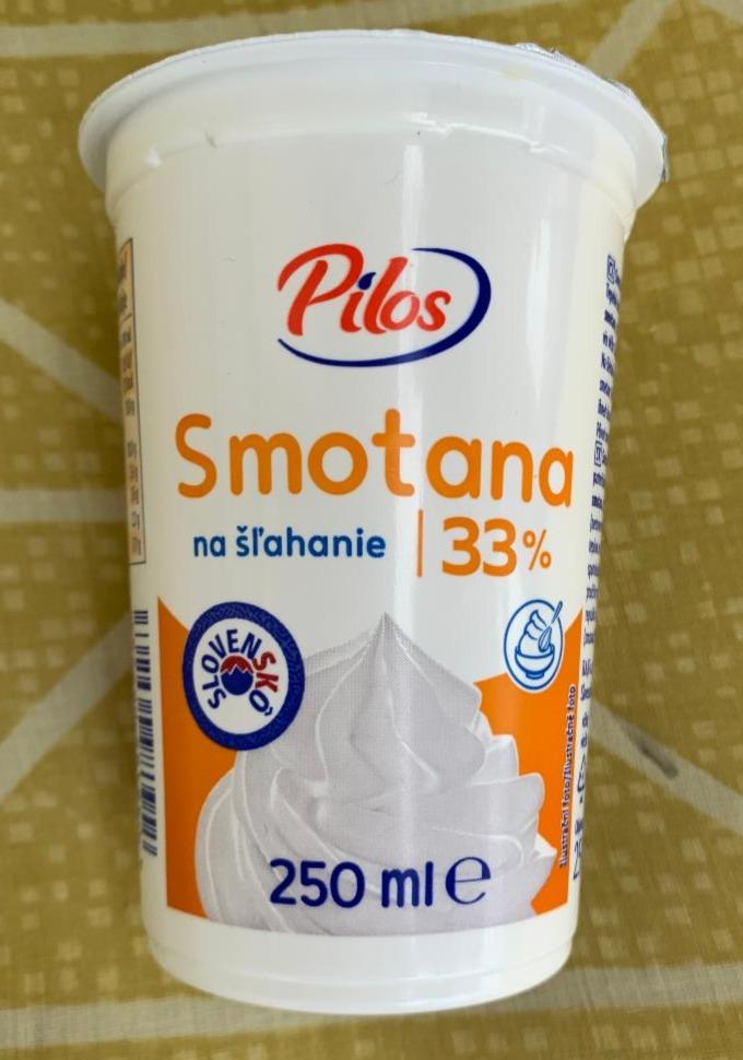 Fotografie - Smotana na šľahanie 33% Pilos Slovenskô