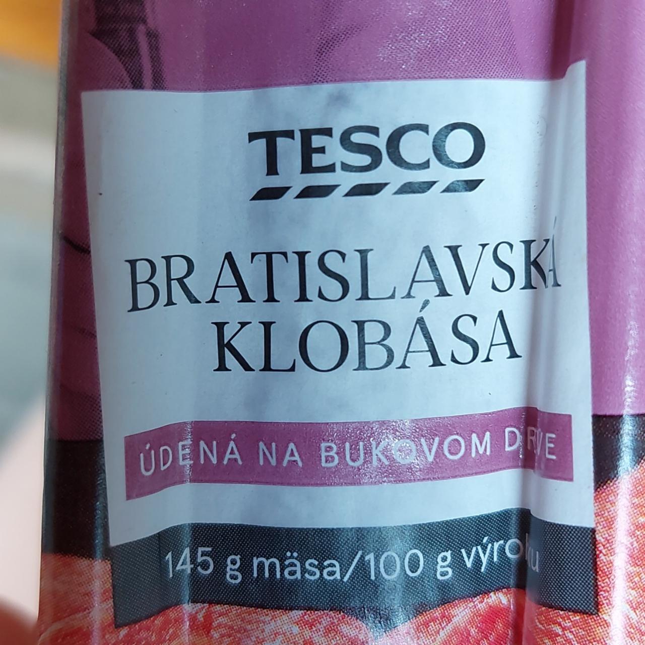 Fotografie - Bratislavská klobása Tesco