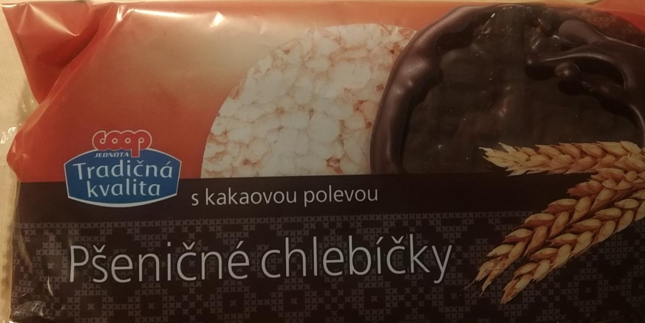 Fotografie - Pšeničné chlebíčky s kakaovou polevou Coop