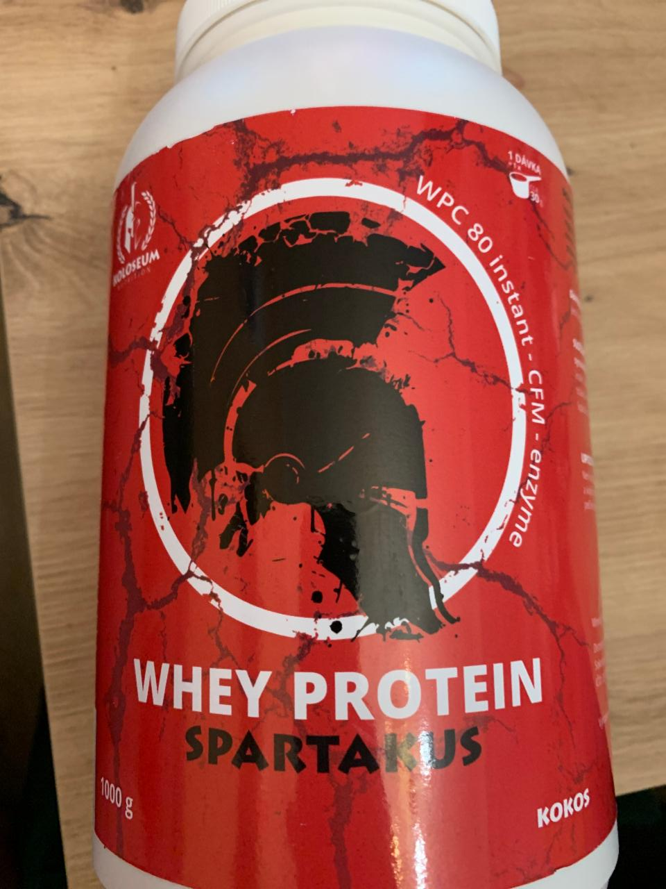 Fotografie - Whey protein Spartakus kokos Koloseum nutrition