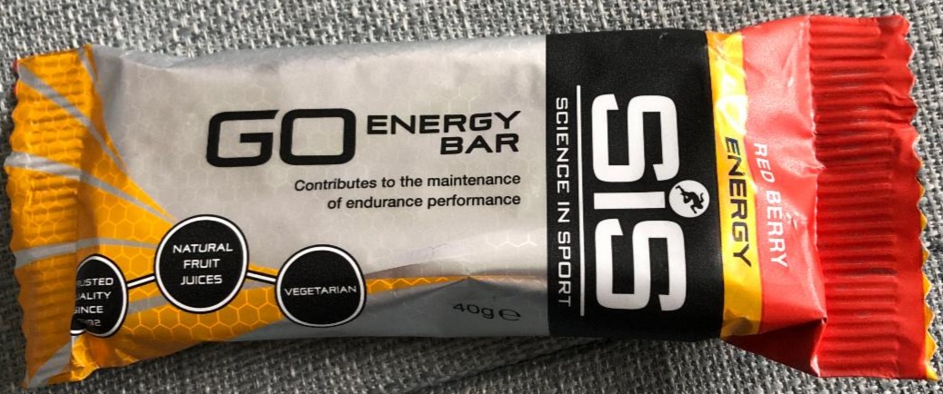 Fotografie - GO Energy Bar Red Berry SiS