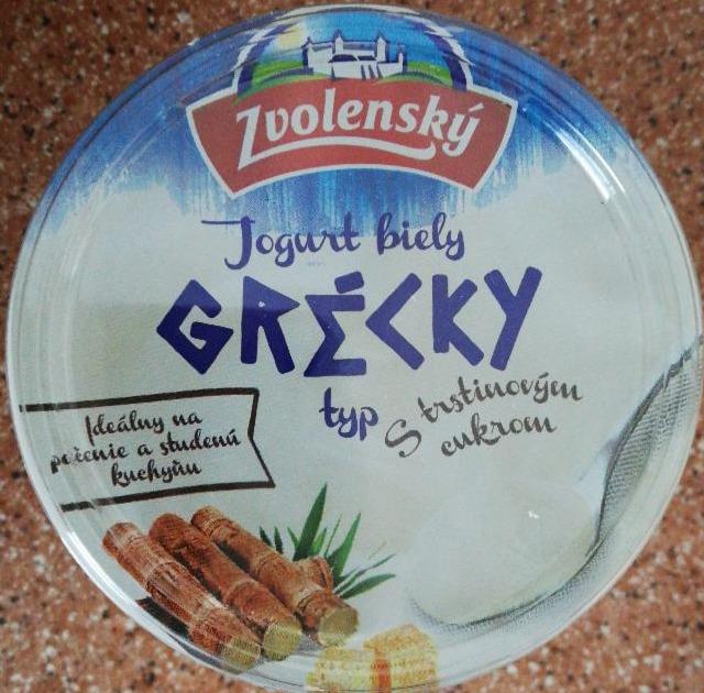 Fotografie - Jogurt biely Grécky s trstinovým cukrom Zvolenský