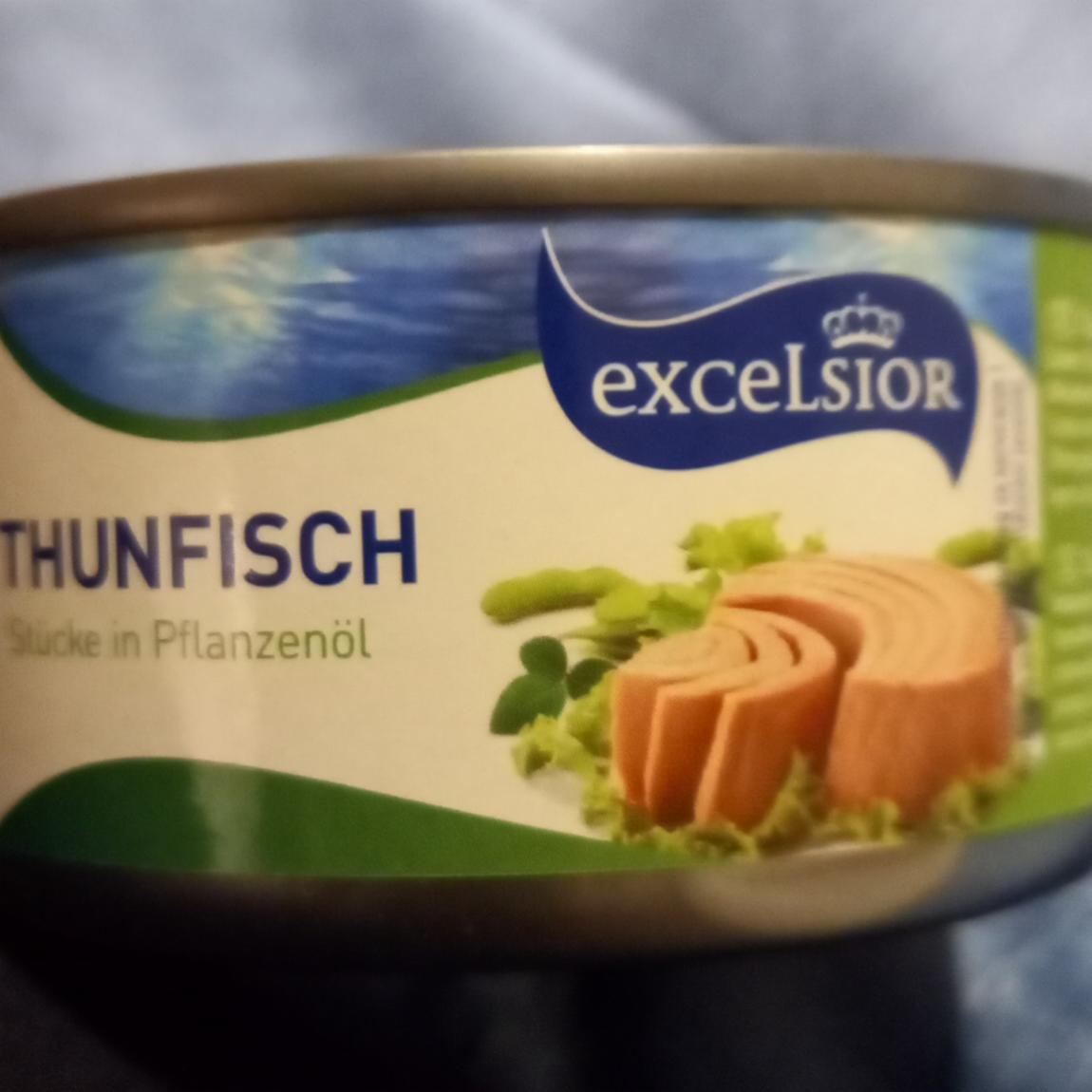 Fotografie - Thunfisch Stücke in Pflanzenöl Excelsior