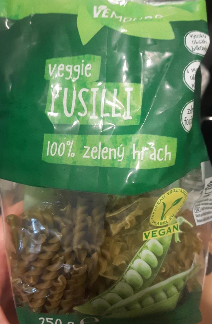 Fotografie - Veggie Fusilli 100% zelený hrách vařené Vemondo