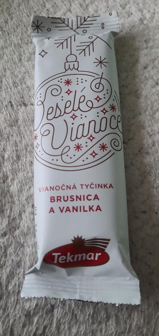 Fotografie - Vianočná tyčinka Brusnica a vanilka Tekmar