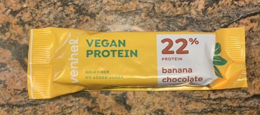 Fotografie - Venhel vegan protein bar banana chocolate