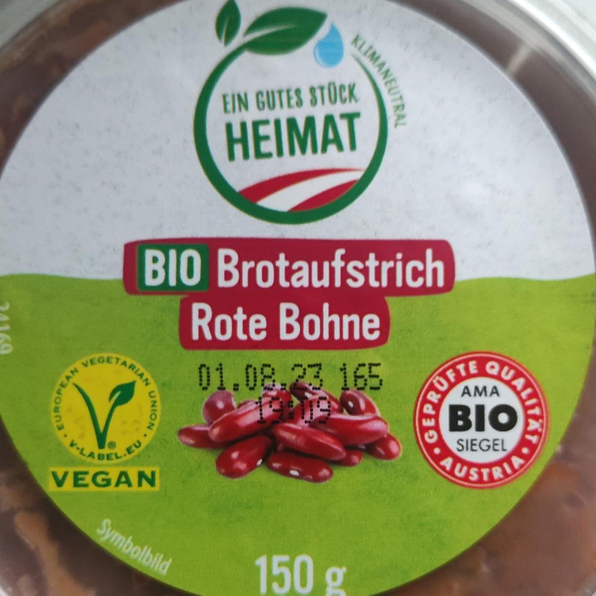 Fotografie - Bio Brotaufstrich Rote Bohne Lidl