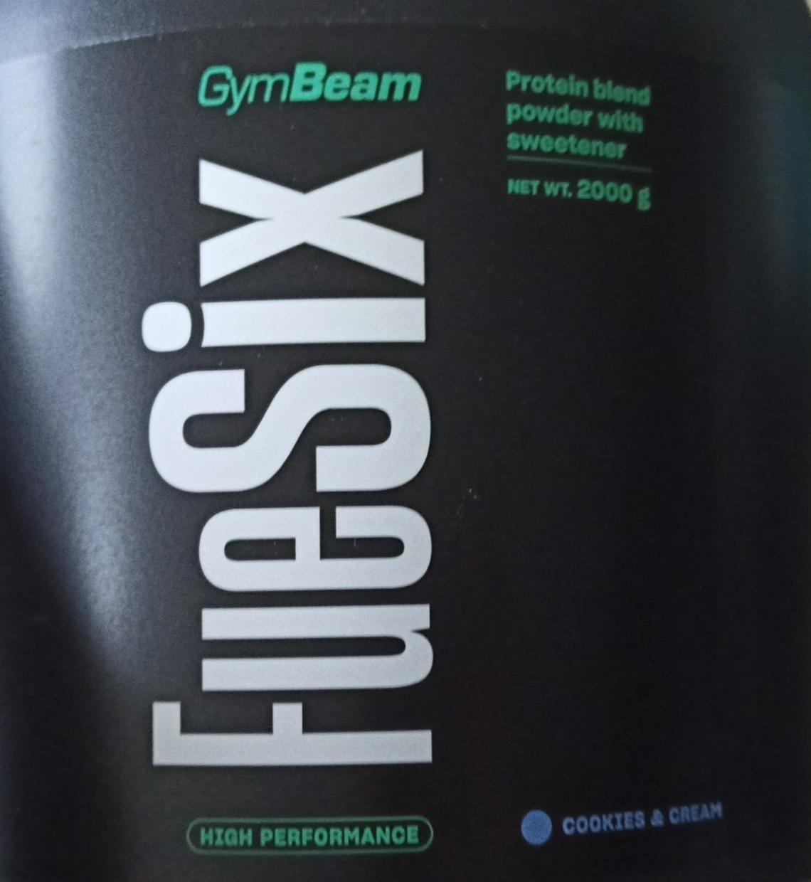 Fotografie - Protein FueSix Cookies & Cream GymBeam