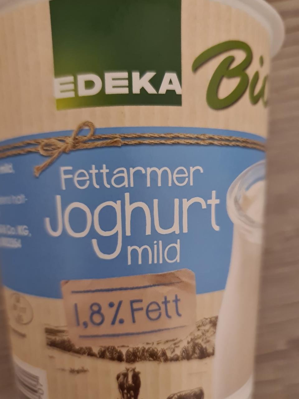 Fotografie - Fettarmer Joghurt mild 1,8% fett Edeka Bio