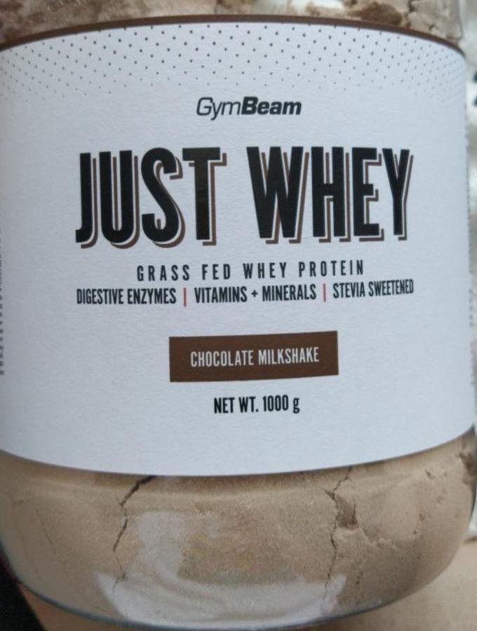 Fotografie - Just Whey Chocolate Milkshake GymBeam