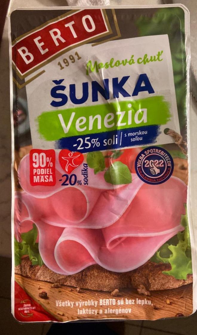 Fotografie - Šunka Venezia -25% soli Berto