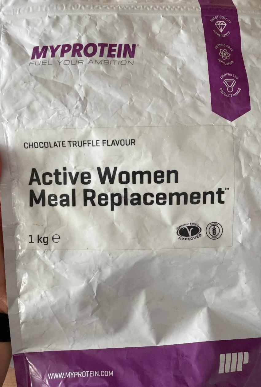 Fotografie - Active Women Meal Replacement Chocolate Truffle Myprotein