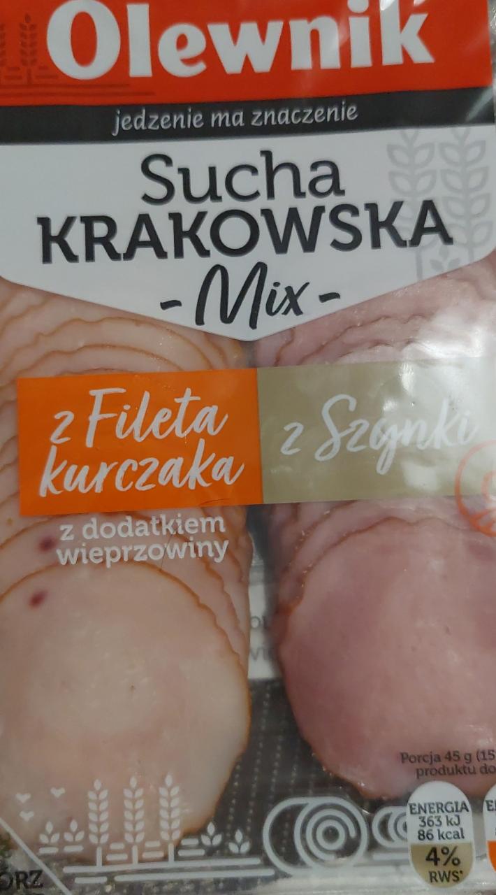 Fotografie - Mix Krakowska Kiełbasa sucha z szynki Olewnik