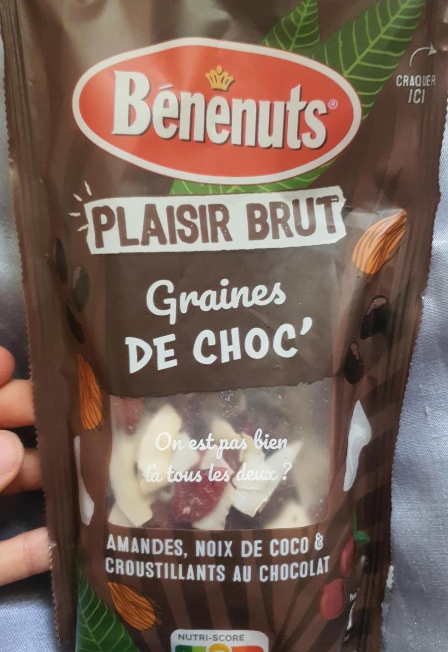 Fotografie - Graines de choc Plaisir Brut Bénenuts