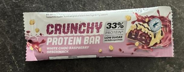Fotografie - Crunchy protein bar white choc raspberry geschmack