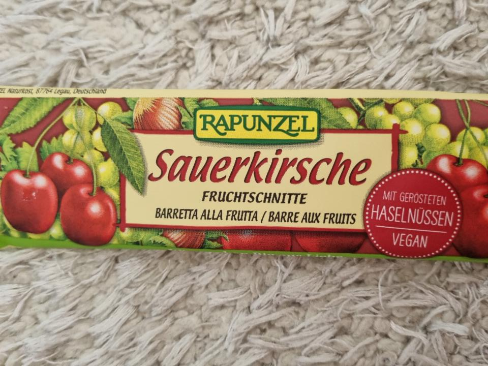 Fotografie - Sauerkirsche Fruchtschnitte Rapunzel